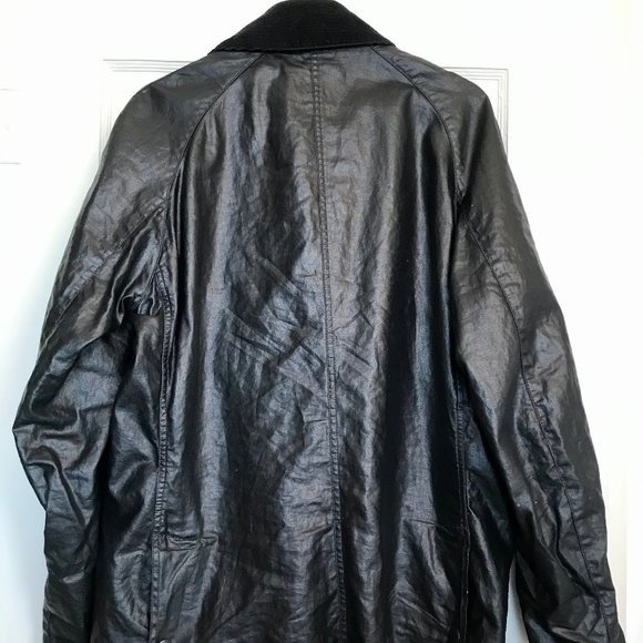 Barbour Wax Jacket (Black) Size Large - Picture 3 of 6